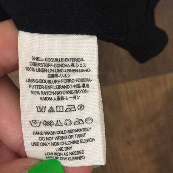 Free People Smoothing Sailing Linen Keyhole Dress - Picture 5 of 7